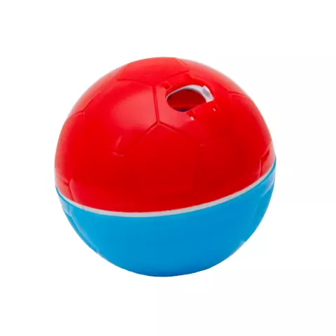 Brinquedo Comedouro Lento p/ Cães Crazy Ball Azul/Vermelha