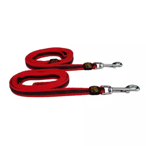 Guia p/ Cães K-9 Spirit PLST/Not Slide Tam M Vermelha 1,5 m