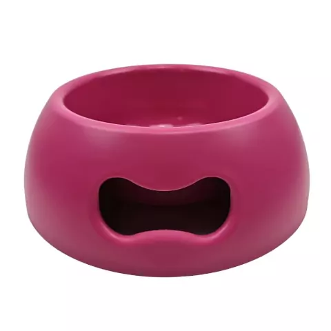 Comedouro Pet para Cachorro United Pets Pappy Cherry Tam G