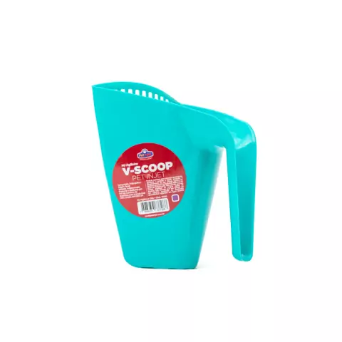 Pá Higiênica com Furba para Caixa de Areia de Gatos - Verde