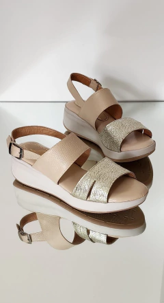 Sandalia Emma nude/oro 2062
