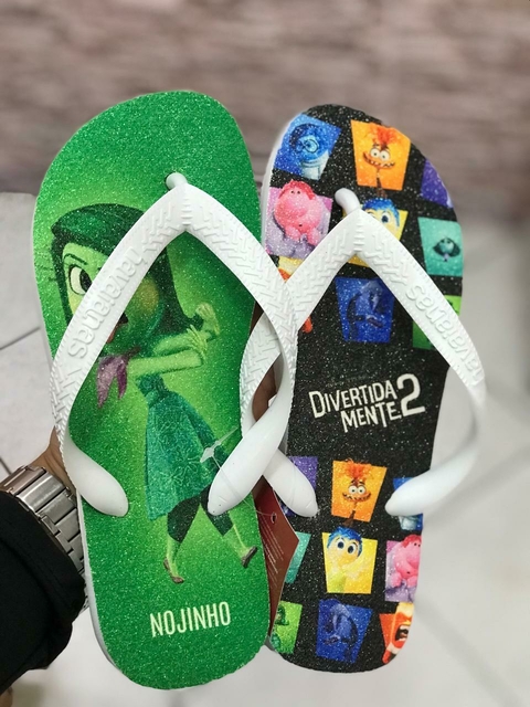 Chinelo Personalizado Havaianas Divertida Mente Nojinho - comprar online