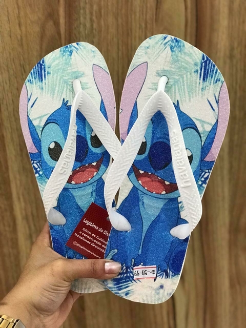 HAVAIANAS PERSONALIZADA STITCH - AZUL/AZUL - comprar online