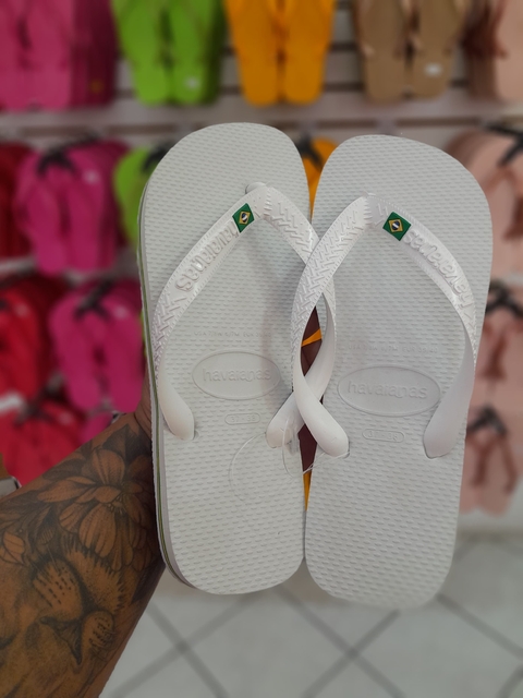 HAVAIANAS BRASIL BRANCO - comprar online