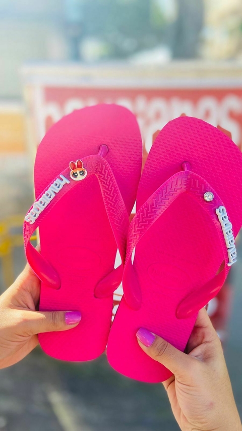 CHINELO PERSONALIZADO AS MENINAS SUPER PODEROSAS - FLORZINHA - comprar online