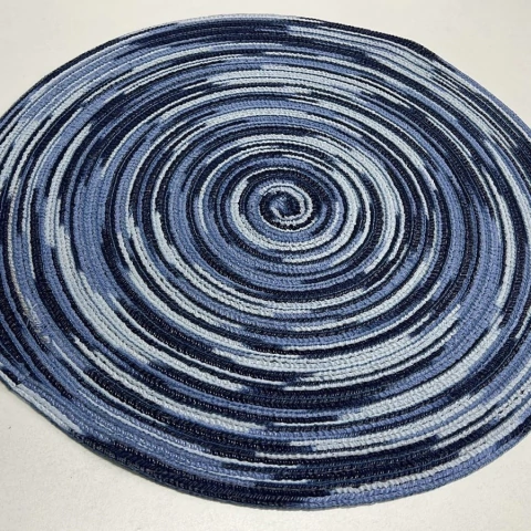 INDIVIDUAL SINTETICO COLOR AZUL BATIK