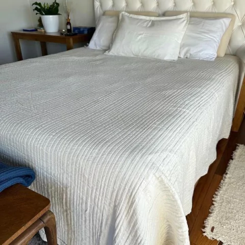 CUBRECAMAS TUSOR DOBLE TRAMA