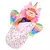 Saco de Dormir Fofinho com Travesseiro para Bonecas de 43cm – Tema Unicórnio Mágico - TECHLIFE STORE