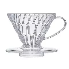Coador Hario V60 Acrilico Transparente Tamanho 01