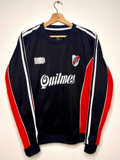 Buzo River Quilmes Retro Negro