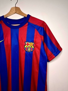 Barcelona 2004 - Debut Messi en internet
