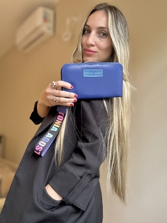 BILLETERA ETIOPIA AZUL - Antonia Agosti Bags Store