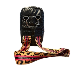 MINI BAG PUFFER NEGRA PRINT - tienda online