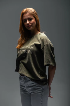 Camiseta Oversized - Renew Your Ambition - AHOFF