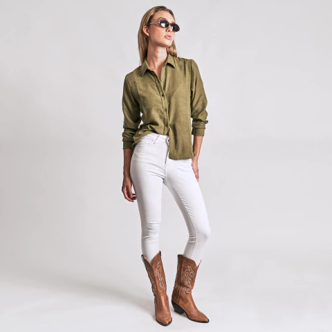 Camisa Ferragudo - Verde - comprar online