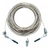 Varal Cabo Aço Encapado De 4mm 25mt Com Gancho E Clips - speedprime