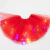 Saia de estrela de tule brilhante LED para mulheres, tutu curto, mini saia extra