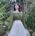 Blusa Camponesa Green Witch - MF | Magia da Fada
