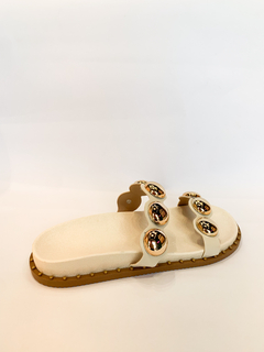 PAPETE ANGELICA ESFERAS OFF WHITE - A ATREVIDA SHOES