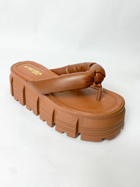 FLATFORM MAROCA CARAMELO TRATORADA