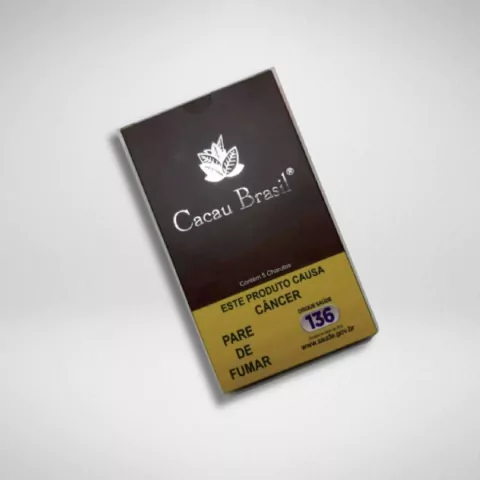 Charuto Cacau Brasil / Cx c/5 unid - Chocolate - 01.0005