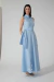Vestido Jasmin Azul - Bruna Romanini 