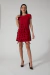Vestido Camélia Vermelho - Bruna Romanini 