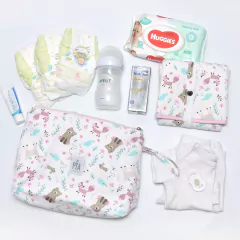 Necessaire XL plastificado Tussor Natural en internet