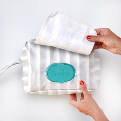 Maxi Necessaire Rayado Celeste en internet