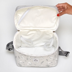 Lunchera térmica Rayado Celeste - tienda online