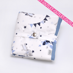 Cambiador Pocket Banderines Celeste - OUTLET - comprar online