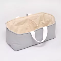 Cesto Pañalero con división Tussor Gris