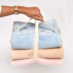 Manta Micropiel Capitoné Beige - tienda online