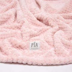 Manta Micropiel Capitoné Rosa - PIA Básicos