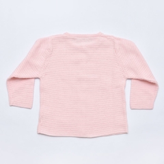 Saco básico tejido Rosa - comprar online