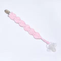 Portachupete crochet Rosa - comprar online