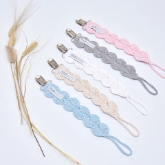 Portachupete crochet Gris en internet