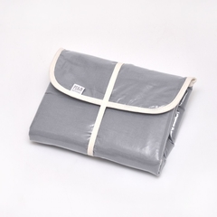 Cambiador XL plastificado Tussor Gris
