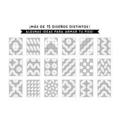 Piso encastrable XL Gris - comprar online