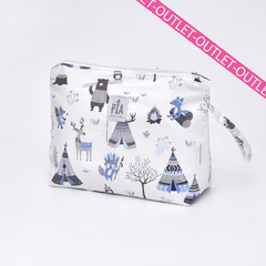 Necessaire XL Indiecitos Celeste - OUTLET - comprar online