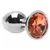 PLUG SILVER COM PEDRA VARIADAS CROMADO P - Desejos Apimentada