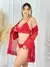 CONJUNTO ANELY SEXY C/ROBE TULE BORDADO - loja online