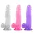 PROTESE REALISTICA TRANSPARENTE C/ TESTICULO E VENTOSA 20 CM - comprar online