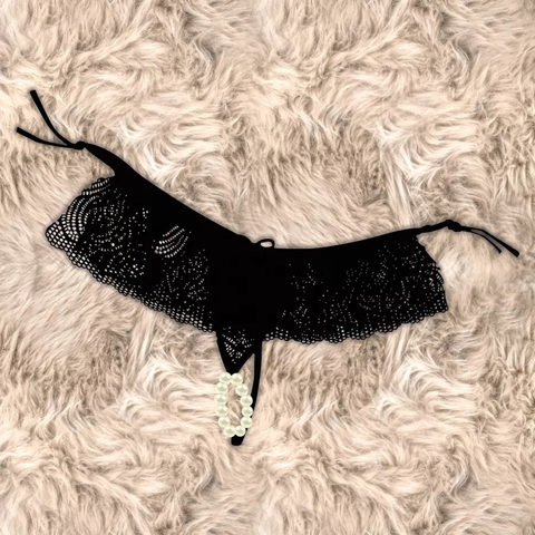 CALCINHA TAILANDESA COM SAIA 50TONS PRETO