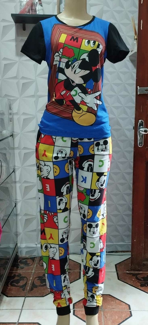 PIJAMA MANGA CURTA TEMA
