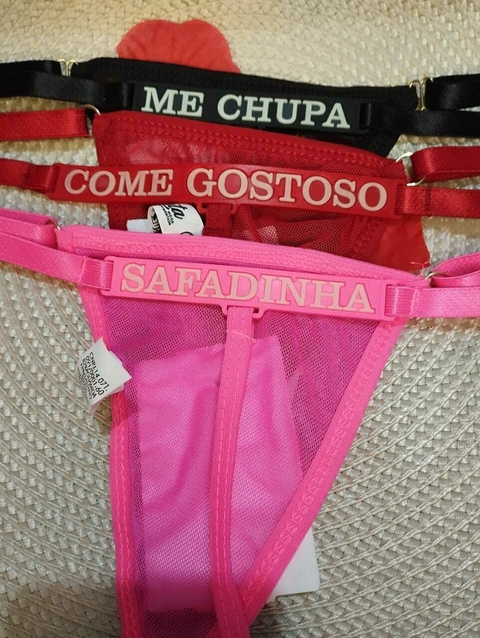 Calcinha com brilho Neon - comprar online