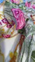 Tule bordado multicolor - comprar online