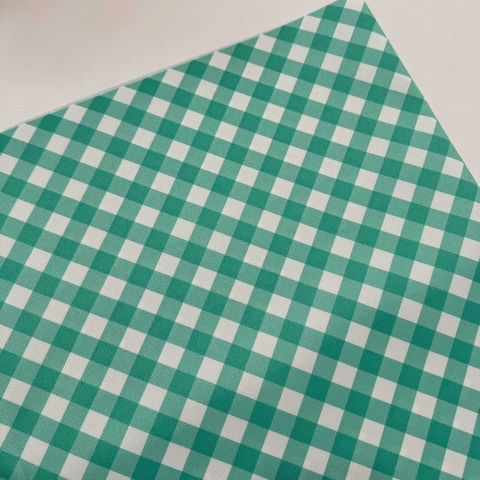 Cordura estampada MANTEL VERDE OSCURO