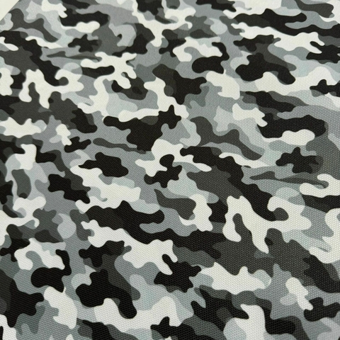 Cordura estampada MILITAR NEGRO