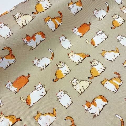Cordura estampada GATITO GORDOBEIGE